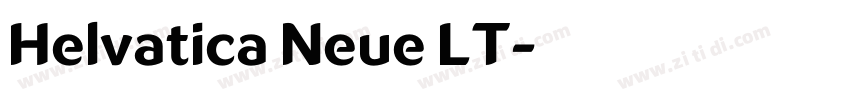 Helvatica Neue LT字体转换